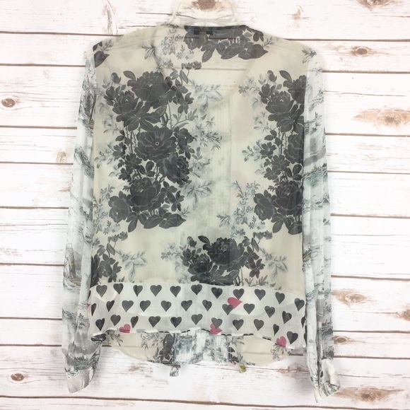 Anthropologie Leifnotes In Spades Blouse - Picture 8 of 8